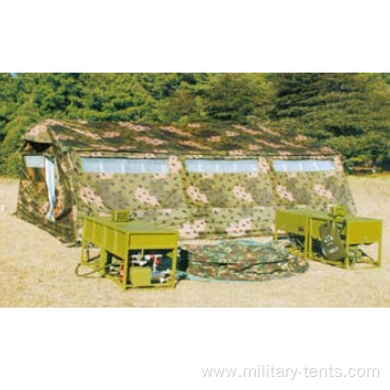 Field military shower box group